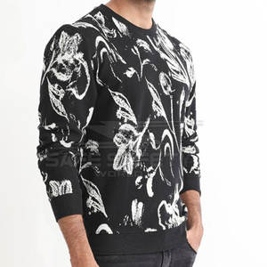 Sudadera de algodón para hombre hecha a medida de alta calidad mezclada con estampado de logotipo de gran oferta para invierno - Product Image 1