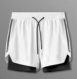 Pantalones Cortos Deportivos Profesionales para Hombre con Tela Elástica Flexible Diseñados para Carreras de Larga Distancia, Entrenamiento en Gimnasio y Fitness - Product Image 1