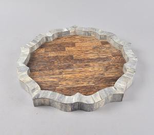 Juego de Bandejas de Madera Ecológicas para Hotel, con Asa, Marca Internacional Noor Baba, Diseño Moderno, Calidad Premium, Artesanía Natural al por Mayor - Product Image 1