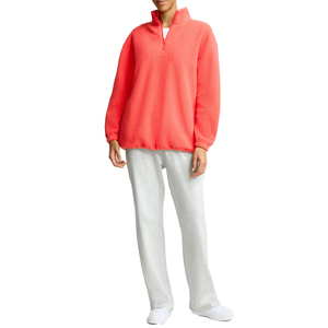 Pull à capuche zippé 1/2 en polaire premium pour homme et femme, doux, chaud, décontracté, pour l'extérieur - Product Image 4