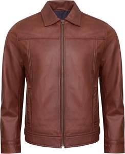 Nueva chaqueta de cuero de otoño 2026 para hombres, chaqueta de motocicleta con cuello levantado para jóvenes, chaquetas de cuero para hombres - Product Image 2
