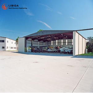 Hangar d'<span class=keywords><strong>avion</strong></span> en acier léger sur mesure, hangar industriel préfabriqué en métal, bâtiment pour avions - Product Image 3