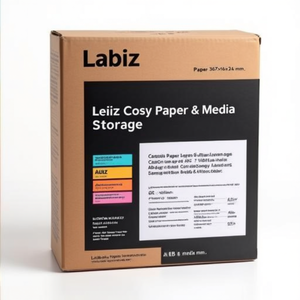 Leitz Cosy Paper & Media Storage <b>Box</b> ABS Grey 367x196x214mm - Product Image 2