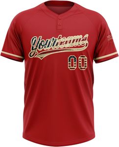 Venta al por mayor Jersey de béisbol de manga corta en blanco barato con opciones de sublimación de características de talla grande transpirable - Product Image 2