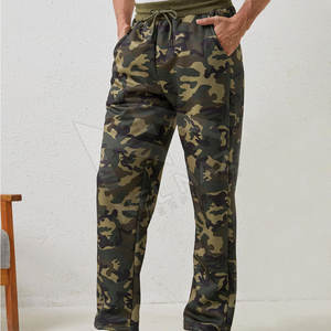 Pantalon de jogging et pantalon de survêtement unisexe en molleton de coton extensible quatre directions, taille haute, réversible, style streetwear décontracté - Mode hiver - Product Image 4