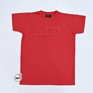 Nueva camiseta personalizada de alta calidad Fabricación de camisetas 3D Impreso en relieve Camiseta personalizada Algodón Unisex Gráfico en relieve Camiseta - Product Image 3