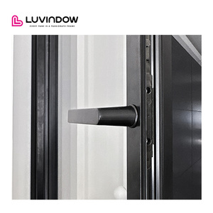 Inclinaison contemporaine d'alliage d'aluminium de réduction du bruit de fenêtres de battant de cadre étroit tournant Windows pour la villa - Product Image 6