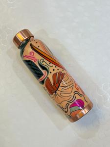 ขวดน้ำทองแดงใช้ได้ทั้งชายและหญิง2L ทำด้วยมือคุณภาพสูงทำด้วยมือโลหะทุบตรงอินเดียแคมป์ปิ้งปาร์ตี้วัตถุประสงค์ในการตกแต่ง - Product Image 3