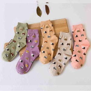 comfortable men casual <b>socks</b> breathable durable cotton everyday wear pack classic colors custom made wholesale athletic <b>socks</b> - Product Image 2