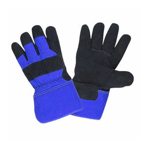 Vente en gros à chaud de gants de travail en cuir protection de la sécurité des mains vache fendue anti-coupure anti-dérapant respirant gants en cuir pour hommes - Product Image 5