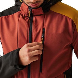 Veste Softshell imperméable et coupe-vent de mode pour hommes pour la saison d'hiver, respirante, grande taille, vente en gros, veste d'extérieur bon marché 2026 - Product Image 2