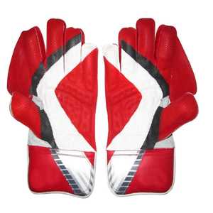 Mezcla de colores Nuevo diseño Wicket Keeper Guantes Cuero genuino hecho Cricket Keeper para adultos Múltiples colores y logotipo Oem Pu Material - Product Image 6