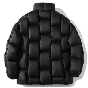 2025 hiver doux veste hommes mode classique col coupe-vent chaud vers le bas coton rembourré manteau mâle décontracté épaissi bouffant veste - Product Image 6