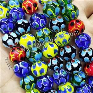 Meilleur prix Millefiori feuille d'argent perles de verre petites tailles de trous pour la fabrication de bijoux à bricoler soi-même Multi couleur élégant colliers Bracelets - Product Image 6