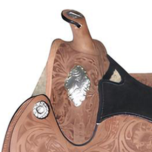 Handmade tiếng Anh-loại Phương Tây yên Bộ dụng cụ thiết kế da với vú tổng hợp dây cương cho đua thùng và cưỡi ngựa - Product Image 6