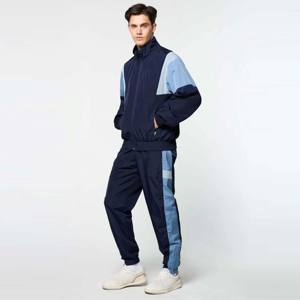 Chaqueta de chándal unisex color block-Chaqueta atlética moderna y cómoda para trotar - Product Image 2