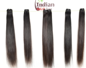 Extensiones de Cabello Humano Indio Virgen sin Procesar, Alineadas con la Cutícula, Lisas, Color Negro Natural, en Paquetes, para Mujeres - Product Image 3