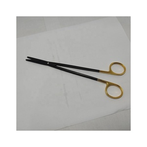 Tijeras de Disección Metzenbaum Negras, Manuales, 20 cm, Acero Inoxidable Quirúrgico de Grado Médico de Alta Calidad - Product Image 1
