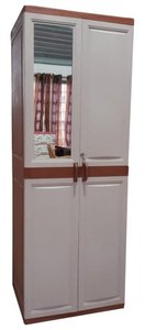 ตู้เสื้อผ้าสะท้อนแสง โซลูชันขั้นสุดยอดสําหรับพื้นที่อยู่อาศัยที่จัดระเบียบ ค้นพบความอัจฉริยะของ Almirah พลาสติก HAMKO พร้อมกระจก - Product Image 4