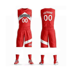 Service OEM ODM de tissu d'anti-odeur de logo personnalisé d'usure de basket-ball d'équipe toutes les tailles disponibles - Product Image 4