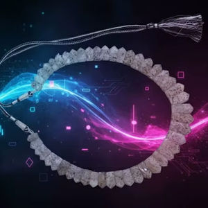 Collier ras du cou facetté Herkimar de qualité AAA avec chaîne pour bijoux de fête, pierre précieuse naturelle - Product Image 5