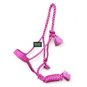 Cinta de sujeción premium para caballos ingleses, halter ajustable de 7 pies, correa de sujeción súper suave sintética, múltiples colores, OEM personalizado - Product Image 6