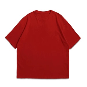 เสื้อยืดคอกลมผ้าฝ้ายโอเวอร์ไซส์สำหรับทุกเพศระบายอากาศได้ดี - Product Image 3