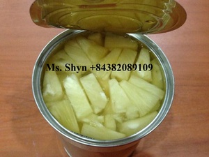 Deliciosas rodajas de piña enlatada Frutas tropicales enlatadas-Trozo de frutas de piña en almíbar-Sra. Shyn - Product Image 3