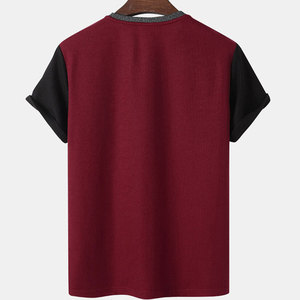 T-shirt pour homme personnalisé, 100% coton, haute qualité, écologique, respirant, manches courtes avec impression personnalisée - Product Image 2