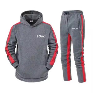 Conjunto de chándal informal para hombre, jersey de manga larga, Sudadera con capucha, parte inferior abierta, cordón, Joggers con bolsillos, chándal activo de entrenamiento - Product Image 4