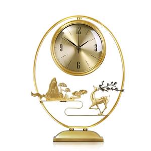 Horloges de table en métal accrocheuses, fonctionnant à piles, design moderne et classique, étanches, écologiques, cadeaux de pendaison de crémaillère 2k26 - Product Image 1