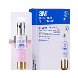 Adaptateur connecteur DIN 2 broches 3M Scotchlok 951 25A en alliage laiton/cuivre avec boîtier en nylon pour connexions de fils - Product Image 2