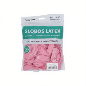 Palloncini in lattice Party Love 25cm Rosa Pastello R10 per Decorazione - Product Image 2