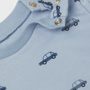 Sudadera con cuello redondo marrón para bebé personalizada, conjunto de Top corto con cuello, estilo informal para niños - Product Image 6