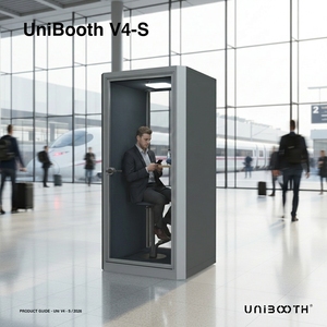Cabina Telefónica Moderna Insonorizada para Oficina, Cabina Acústica <span class=keywords><strong>de</strong></span> Privacidad para 1 Persona, Sala Silenciosa, Cabina <span class=keywords><strong>de</strong></span> Llamadas Interior, Espacio <span class=keywords><strong>de</strong></span> Trabajo Insonorizado - Product Image 3