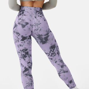 Mallas de entrenamiento con estampado personalizado de cintura alta para venta en línea Fabricación profesional Fitness Yoga Leggings para mujeres - Product Image 6