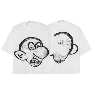 Vente en gros de t-shirts grande taille personnalisés avec LOGO personnalisé pour hommes - Product Image 1