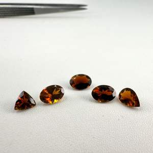 Piedra preciosa de turmalina marrón de alta calidad Natural 100%, forma ovalada para hacer joyas, piedras preciosas sueltas - Product Image 1