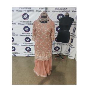 Salwar Kameez de estilo paquistaní para mujer, bordado pesado y piedra, Color de trabajo - Product Image 6