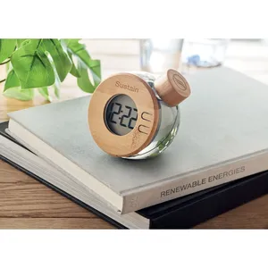 DROPPY LUX Horloge de table écologique à eau, gadgets de bureau de luxe - Product Image 3