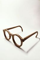 Monture de lunettes de soleil en corne de designer haut de gamme pour les personnes avant-gardistes qui apprécient les montures en matériaux rares et naturels