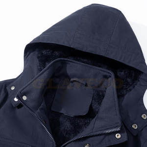 Concevez votre propre produit Veste en coton Veste en coton coupe-vent Veste d'hiver en coton sur mesure - Product Image 3