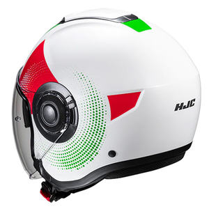 Casco de Moto Abierto I40N, Medio Casco Nuevo con Visera ABS, Talla XL, con Cierre Rápido, en Caja - Product Image 2