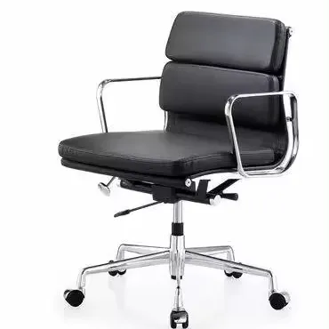 Factory Direct Comfortable Office Furniture Home Modern Simple Office Chair Business Bedroom Back Meeting Leather Chair