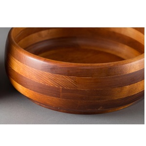 Vajilla de madera natural hecha a mano, cuenco de arroz creativo de cocina, cuencos de sopa de ensalada maciza de madera de acacia y mango grande - Product Image 1