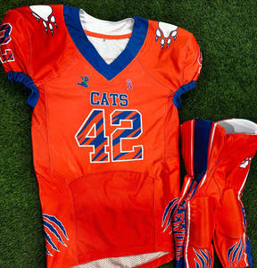 Uniformes de Fútbol Juvenil Americano de alta calidad para ropa de entrenamiento Uniformes de fútbol americano cosidos de alta calidad - Product Image 1