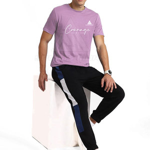 T-shirts pour hommes à manches courtes, col rond, en tissu polaire, coupe classique, légers, respirants, écologiques, 100% coton, pour l'été - Product Image 3