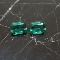 Esmeralda Natural de Zambia, Corte Esmeralda, Calidad AAA, Excelente Brillo, Color Verde, Piedra de Esmeralda Perfecta H.A. Marca Gems para la Fabricación de Joyas