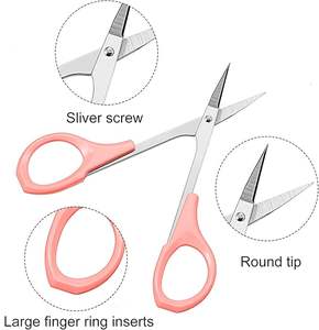 Ciseaux à cuticules de qualité supérieure pour manucure, en acier de haute qualité - Product Image 4