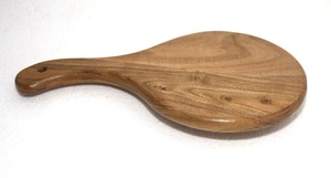 เขียงไม้อะคาเซียพร้อมด้ามจับอุปกรณ์ครัวแข็งสำหรับหั่นพิซซ่าและผลไม้ที่เสิร์ฟอาหาร - Product Image 4